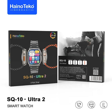 Haino Teko Germany SQ10 Ultra 2 AMOLED Watch Black