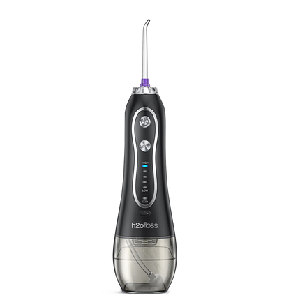 H2ofloss Portable Dental Water Flosser Black HF-6