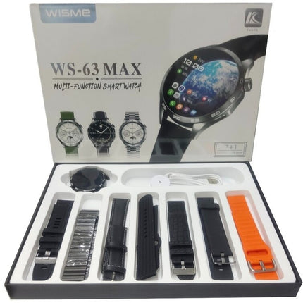 Ferefit WS-63 Max Smartwatch with AMOLED Display Black