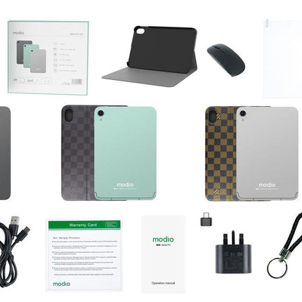 Modio M40 10.1inch Tablet Pc, 8GB RAM+512GB ROM Green