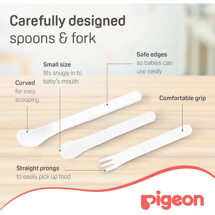 Pigeon Baby's First Spoon & Fork Set