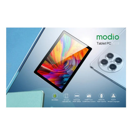 Modio M19 5G Tablet PC 10.1 Inch With 8GB RAM 512GB ROM Grey